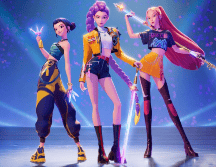 'KPop Demon Hunters' ya se ha convertido en uno de los fenómenos recientes de la animación digital. CORTESÍA.