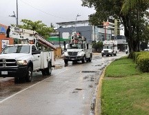 En cuanto a la red de transmisión, la CFE reportó daños en cinco líneas de 115 kilovoltios. EFE/DAVID GUZMÁN