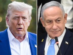 Benjamín Netanyahu, conversó con el presidente de Estados Unidos, Donald Trump. EFE / JIM LO SCALZO / ARCHIVO