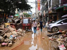 Expertos apuntan que intensas jornadas de lluvia en China, son consecuencia del calentamiento global. XINHUA / D. Hua