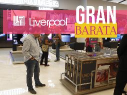 No te puedes perder esta gran oferta en pantallas que es parte de la Gran Barata Liverpool. EL INFORMADOR / ARCHIVO