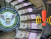 Esto es lo que el Departamento del Tesoro de EU destacó de los informes del FinCEN que permitieron bloquear a tres instituciones financieras en México. AFP / ARCHIVO