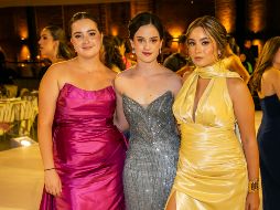 María Morelos, Macarena Fuentes y Sophie Carrillo. GENTE BIEN JALISCO / J. Soltero