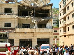 La caída de los misiles provocó explosiones que resonaron con gran intensidad en la región. EFE/STR