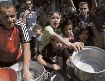 La mala distribución de alimentos desató una dura hambruna en el enclave. AFP