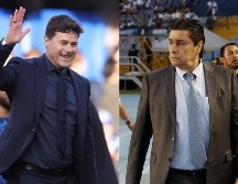 Mauricio Pochettino y Luis Fernando Tena. El mexicano busca lleva a la Selección de Guatemala a su primera final de Copa Oro. EFE/N. Hall/E. Biba