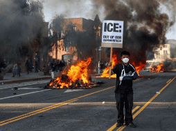 El repunte en los incidentes refleja un desafío creciente para las operaciones migratorias ordenadas por el presidente Donald Trump. EFE / ARCHIVO