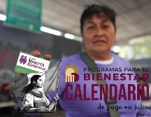 Estos son los días en que las personas beneficiarias de la Pensión Mujeres Bienestar recibirán su pago en julio. EL INFORMADOR / ARCHIVO