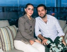 Marifer Ganem y Esteban Preciado en la inauguración de “Sunset Deck”, el nuevo rooftop del hotel JW Mariott. GENTE BIEN JALISCO / J. Soltero