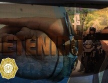 La SSC informó la detención de un sujeto que reaccionó violentamiente y dañó proviedad privada en Ciudad de México. EL INFORMADOR / ESPECIAL SSC