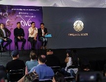 En la foto: Bernardo Aguilar, Presidente del Fideicomiso de Turismo del Área Metropolitana de Guadalajara, Gustavo Staufert, Director General de la Oficina de Visitantes y Convenciones de Guadalajara, Iñaki Barcos Melgar, Promotor de Eventos de Ocesa y Carlos de la Torre, Director General de Ocesa. EL INFORMADOR/ A. Navarro.