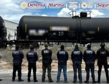 Este es el aseguramiento de huachicol más grande en lo que va del sexenio de Sheinbaum. ESPECIAL / X: @OHarfuch