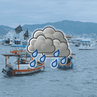 A Puerto Vallarta le espera una jornada de lluvia mansa