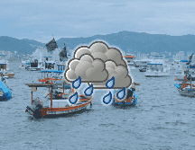 la cadena de Meteored espera para Puerto Vallarta cielos con nubes y claros desde la mañana, temperaturas de los 32 a los 24 grados centígrados, y fuertes ráfagas de viento oeste de hasta 22 km/h. EFE / ARCHIVO