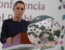 Sheinbaum detalló que localizaron el cuerpo del mexicano, pero que la mujer que lo acompañaba sigue desaparecida. SUN / C. MEJÍA / EFE / GUARDIA COSTERA