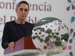 Sheinbaum detalló que localizaron el cuerpo del mexicano, pero que la mujer que lo acompañaba sigue desaparecida. SUN / C. MEJÍA / EFE / GUARDIA COSTERA