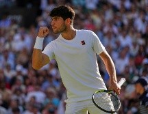 Alcaraz se clasificó por tercer año consecutivo a semifinales del torneo. AP/K. Wigglesworth