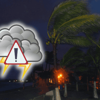 ¡En Puerto Vallarta caerá un aguacero con rayos!