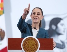 Sheinbaum reaccionó a la serie de agradecimientos que recibió de las autoridades estadounidenses por la ayuda brindada tras las inundaciones de Texas. EFE/M. Guzmán