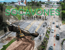 En el último año, son tres los socavones mayormente recordados por los habitantes de la metrópoli por sus grandes dimensiones. EL INFORMADOR/ARCHIVO