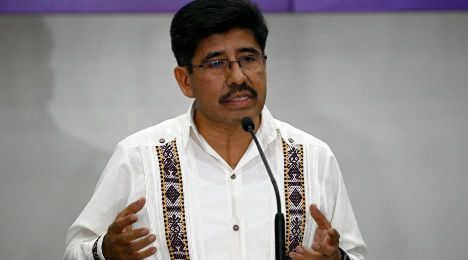 Hugo Aguilar Ortiz alertó que no ha autorizado a ninguna persona o institución pedir recursos en su nombre. AFP/ ARCHIVO.