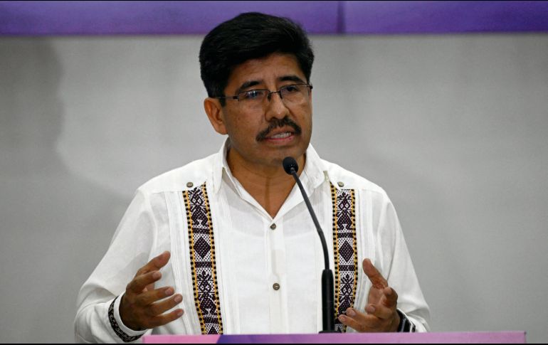 Hugo Aguilar Ortiz, aseguró que habrá diálogo abierto y trabajo continuo. AFP