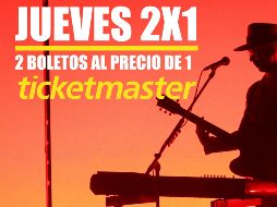 Revisa la lista de TODOS los conciertos que están al 2x1 en Ticketmaster hoy jueves 10 de julio. EL INFORMADOR / ARCHIVO