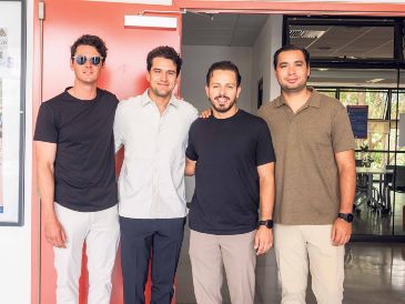 Javier Martínez, Roberto Quiñones, Andrés Esqueda y Diego Partida. GENTE BIEN JALISCO / A. Rodríguez