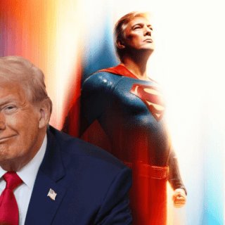 Casa Blanca publica imagen de Trump como Superman