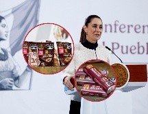 La Presidenta Claudia Sheinbaum informó que estos productos, por ahora, solo serán distribuidos para su venta en las Tiendas del Bienestar y ya pueden ser adquiridos. EFE / S. Gutiérrez / X / @alimenbienestar / @GobiernoMX