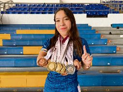 Hanna Cisneros. Las medallas que ha obtenido la colocan como la mejor de México en la modalidad de rifle. EL INFORMADOR/A. García