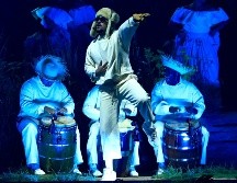 Bad Bunny en el Coliseo de Puerto Rico, en San Juan (Puerto Rico). EFE/ Thais Llorca