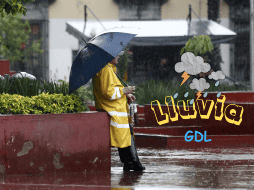 Las lluvias más fuertes que se esperan para el miércoles serán más fuertes por la tarde y noche. EL INFORMADOR / ARCHIVO