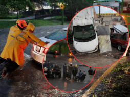 Cierre de vialidades, pasos a desnivel inundados, automóviles arrastrados y viviendas afectadas forman parte de la larga lista de daños. ESPECIAL