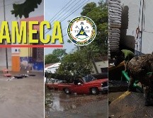 Así sufrió Ameca los distintos destrozos provocados por la lluvia del día de ayer. ESPECIAL