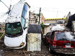 Las fuertes lluvias registradas ayer en el AMG afectaron, sobre todo, algunas colonias localizadas en el municipio de Zapopan, entre estas, La Martinica. EL INFORMADOR / A. Navarro