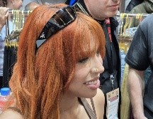 La aparición de Yeri Mua en Intermoda, que tuvo lugar la tarde de este miércoles, se convirtió en un auténtico caos en la Expo Guadalajara. EL INFORMADOR / F. Salcedo