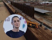 Sheinbaum dijo que México no está pagando nada para colaborar en la construcción de este muro. SUN / C. TORRES / F. ROJAS