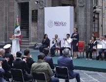 Claudia Sheinbaum montó una guardia de honor y guardó un minuto de silencio en memoria del Benemérito de las Américas. SUN/F. Rojas