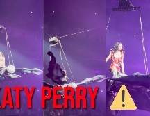 Katy Perry estuvo cerca de sufrir un aparatoso accidente mientras daba un concierto en San Francisco. ESPECIAL / X: @PopCrave