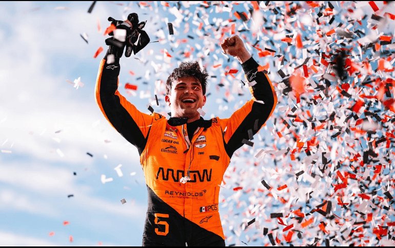 Pato O'Ward logró su segunda victoria de la temporada 2025 de IndyCar. EFE