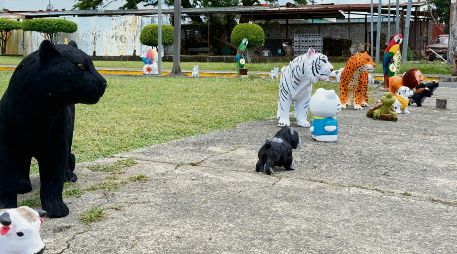 Las alcancías mexicanas, de diversos tamaños, han cautivado las miradas de los habitantes de Managua. EFE