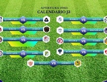 La J3 comenzará la acción con tres duelos a disputarse el viernes y cierra con seis encuentros programados para el sábado. ESPECIAL / CANVA