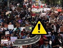 A través de las redes sociales del C5, el SSC y el Centro de Orientación Vial se darán a conocer qué calles se verán afectadas por la presencia de manifestantes en la Ciudad de México. SUN / ARCHIVO