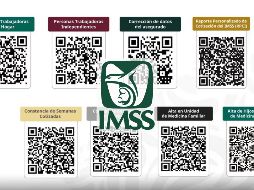 Se habilitaron códigos QR que permiten el ingreso directo a través de dispositivos móviles. ESPECIAL / IMSS