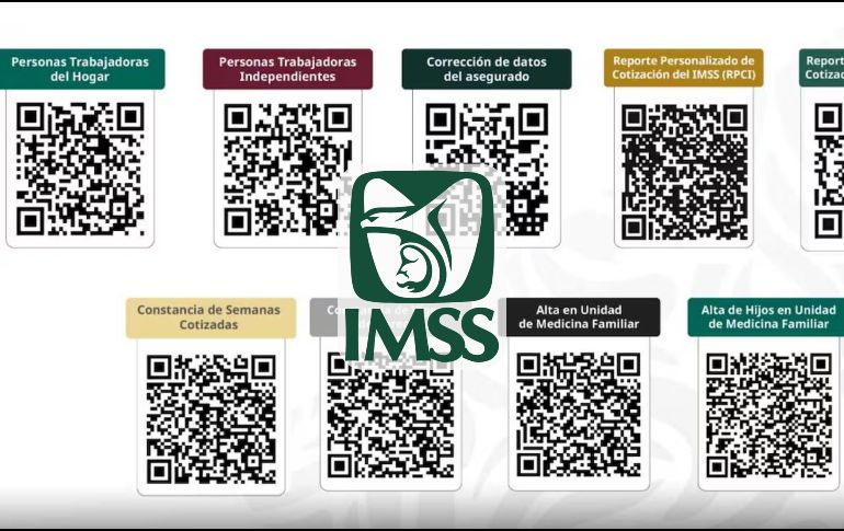 Se habilitaron códigos QR que permiten el ingreso directo a través de dispositivos móviles. ESPECIAL / IMSS