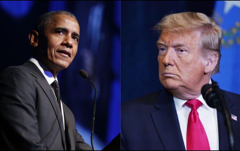 Trump ha insistido en sus señalamientos contra Obama en varias publicaciones en su plataforma Truth Social. AP/ARCHIVO/ESPECIAL