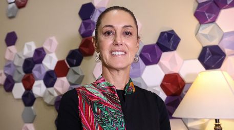 En su conferencia mañanera de este martes 22 de julio en Palacio Nacional, Sheinbaum Pardo pidió que se proyectara una encuesta de De las Heras. EL INFORMADOR/ARCHIVO