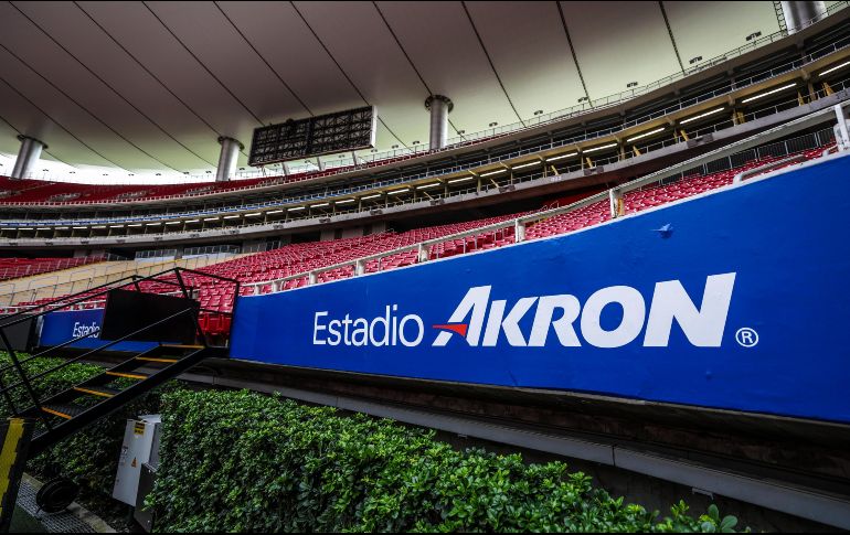 La cancha del estadio AKRON ha quedado lista tras la remodelación realizada para cumplir con los requerimientos que exige la FIFA rumbo al Mundial 2026. EL INFORMADOR/ A. NAVARRO.