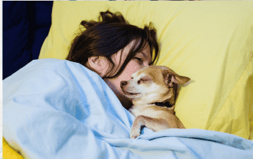 es bueno dormir con tu perro